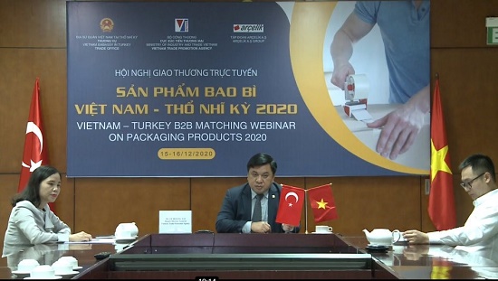 Kết nối doanh nghiệp sản xuất bao bì Việt Nam với nhà nhập khẩu Thổ Nhĩ Kỳ
